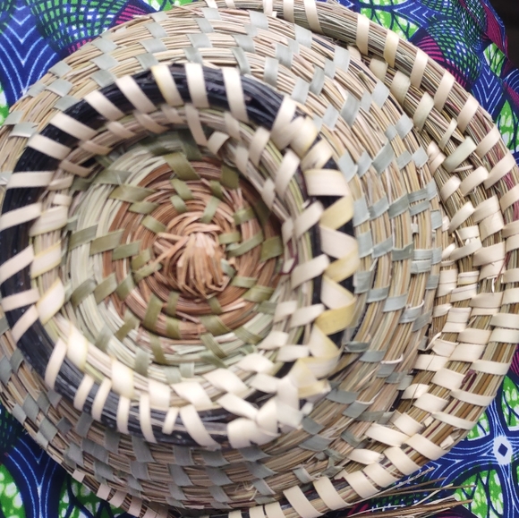 Accents Authentic Gullah Geechee Made Sweetgrass Basket Poshmark